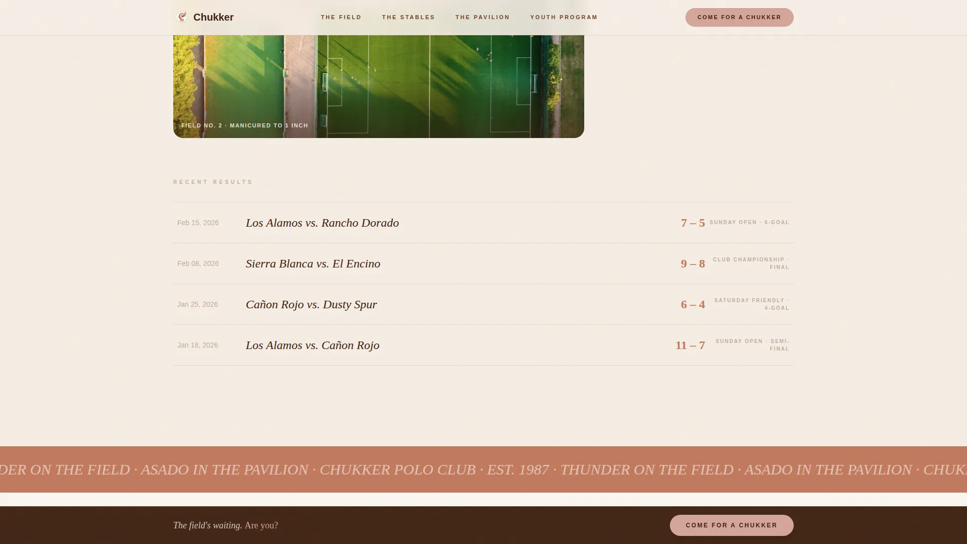 Horse & Equestrian Professional Website Template