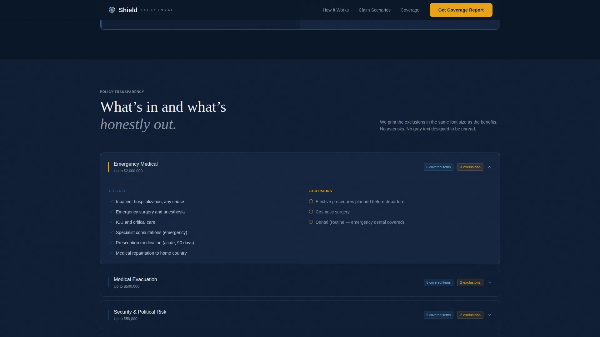 Expat Insurance Landing Page Template
