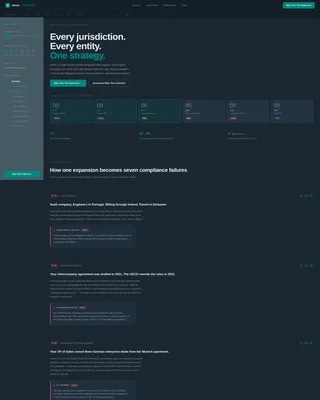 International Tax & Cross-Border Compliance Website Template