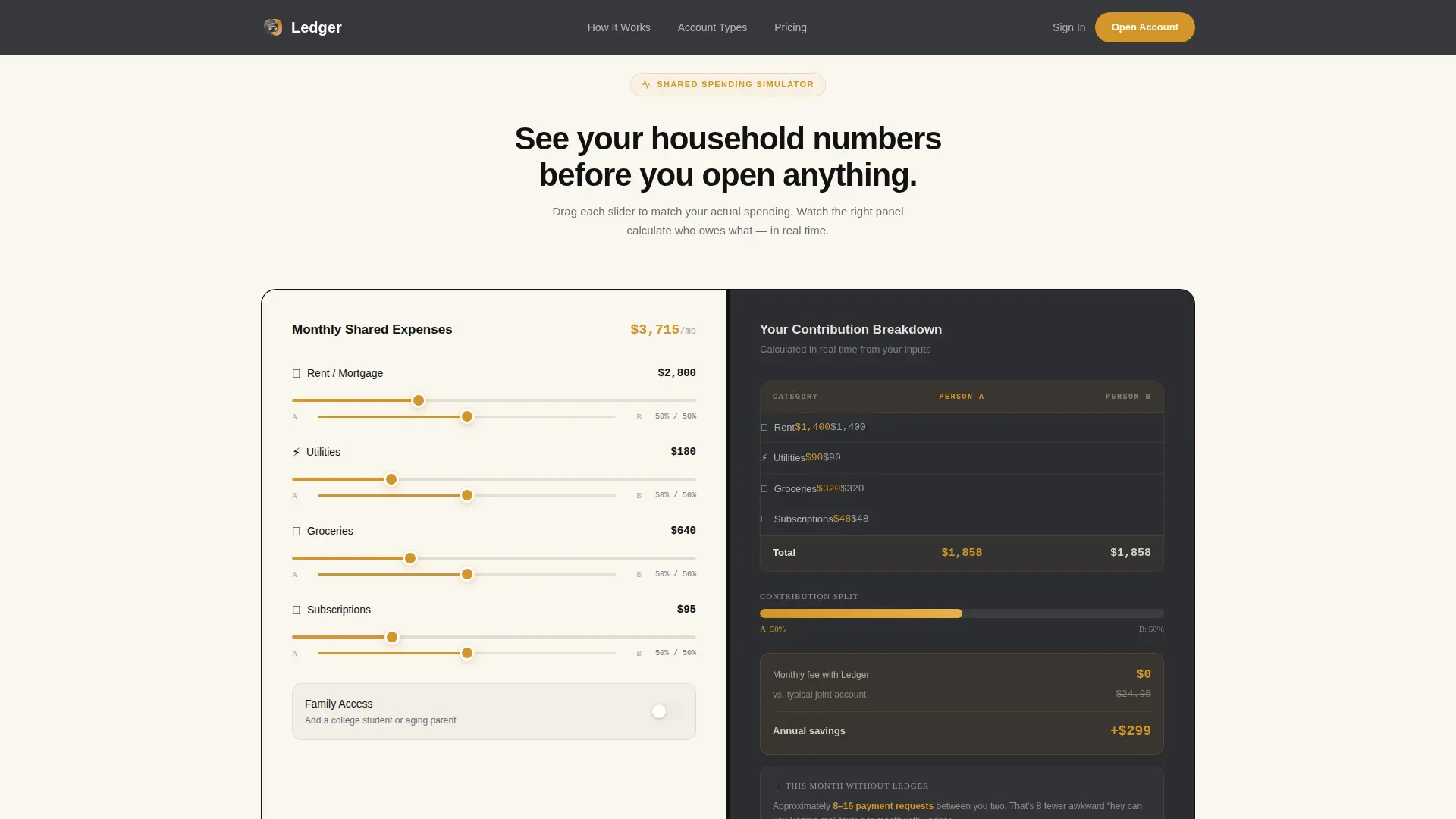 Specialist Joint & Family Finance Professional Website Template