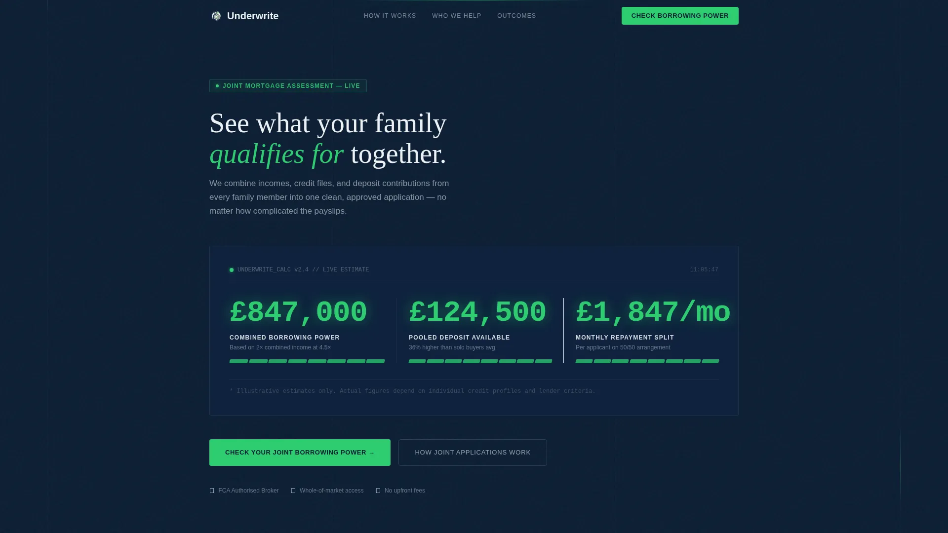 Joint & Family Finance Professional Website Template
