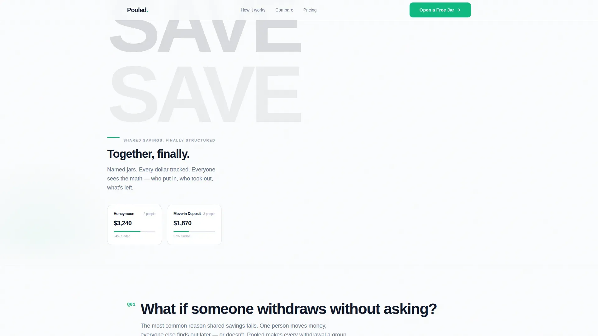Joint & Family Finance FAQ & Common Questions Website Template