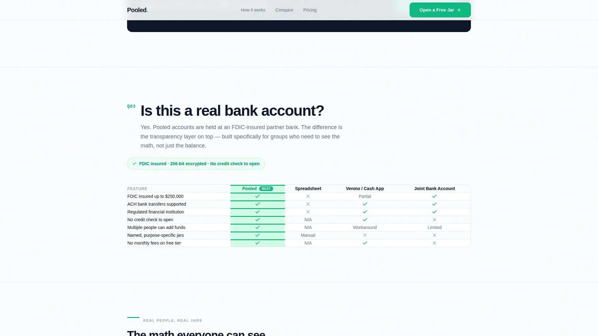 Joint & Family Finance FAQ & Common Questions Website Template