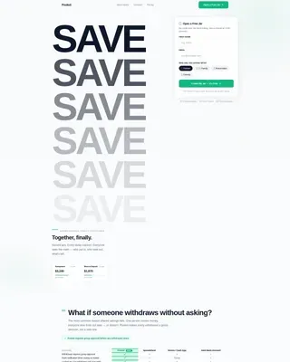 Joint & Family Finance FAQ & Common Questions Website Template