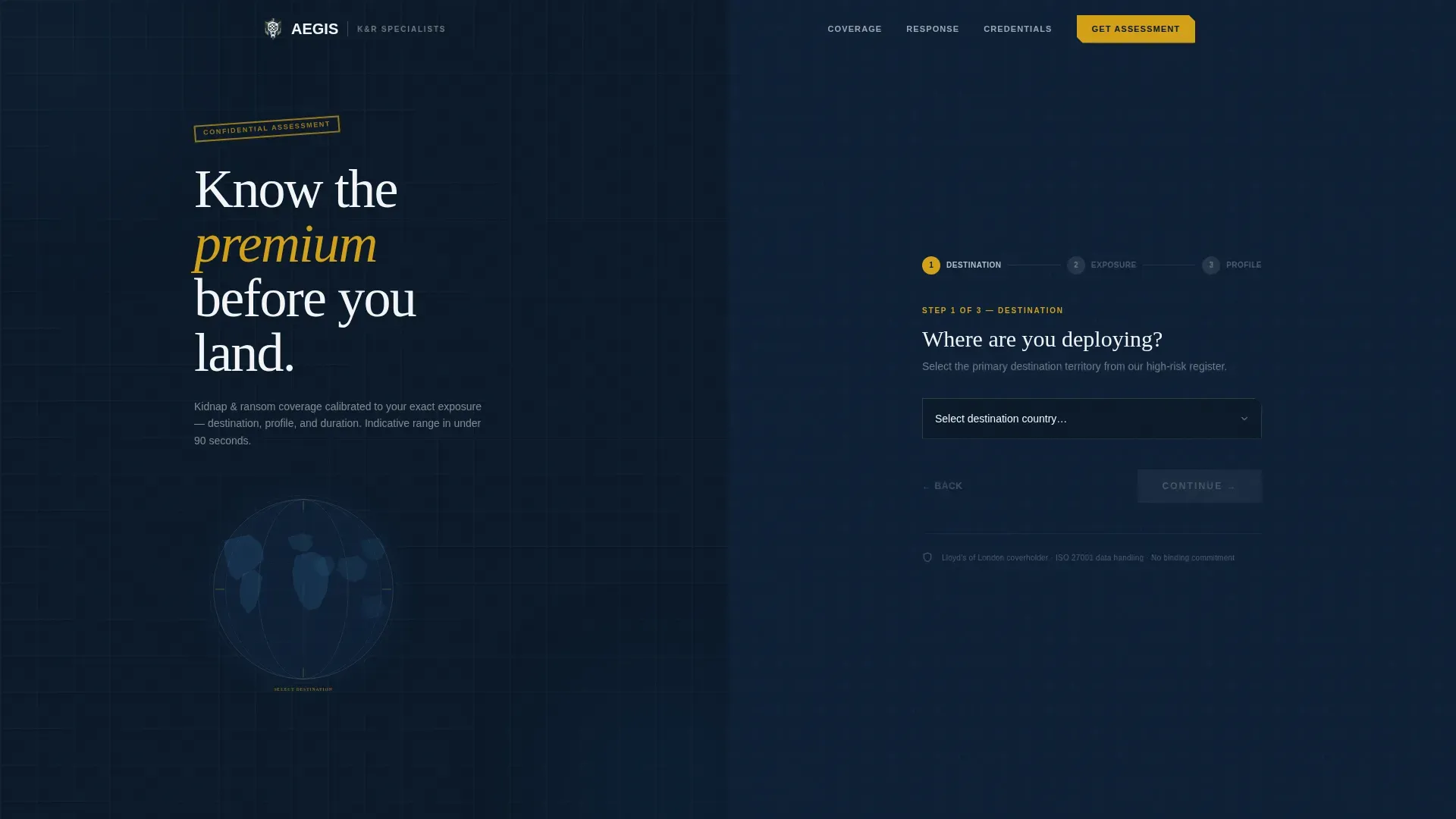 Premium Calculator Landing Page Template