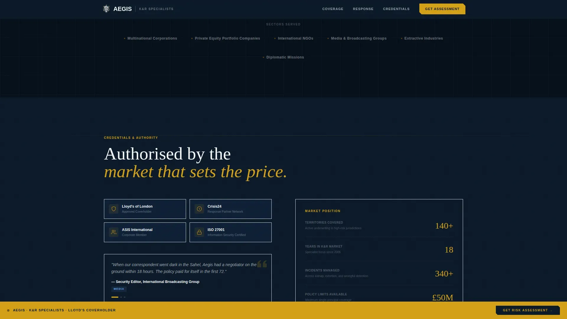 Premium Calculator Landing Page Template