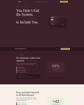 Specialist Low Income Finance Professional Website Template