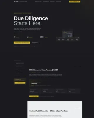 Commodity & Forex Trading Pricing Website Template