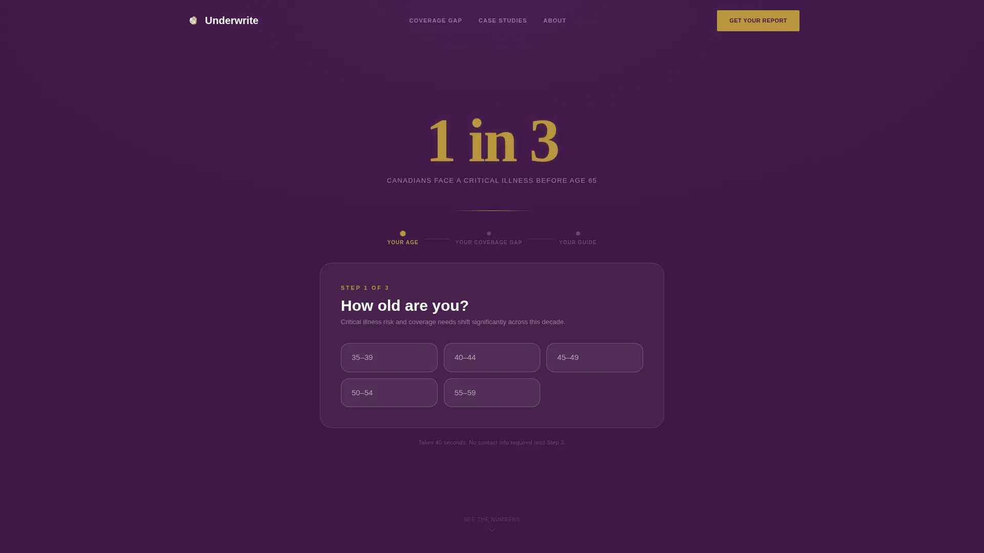Critical Illness Insurance Landing Page Template