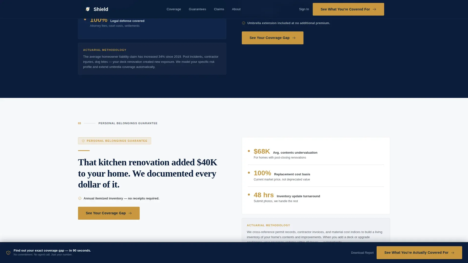 Comprehensive Home Insurance Landing Page Template