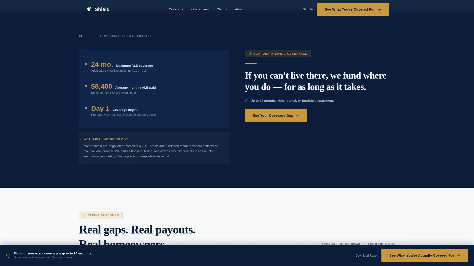 Comprehensive Home Insurance Landing Page Template