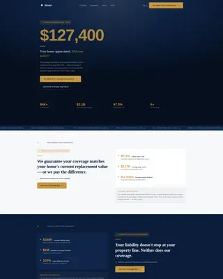 Comprehensive Home Insurance Landing Page Template
