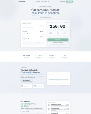 Life Insurance Landing Page Template