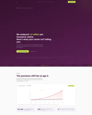 Mid-Career Insurance Careers Website Template