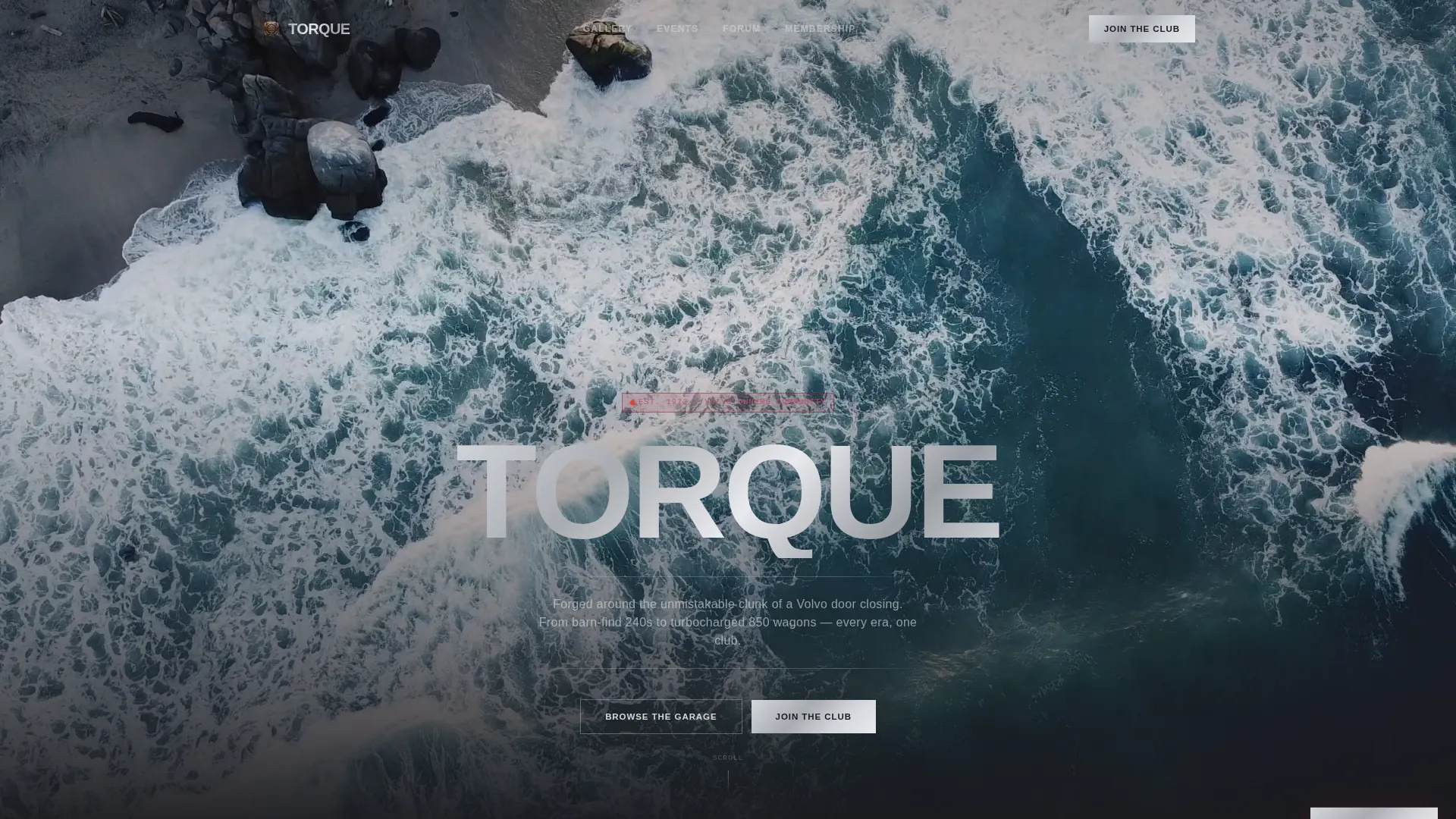 Volvo Professional Website Template