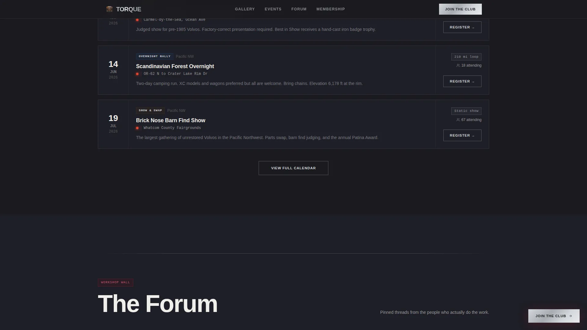 Volvo Professional Website Template