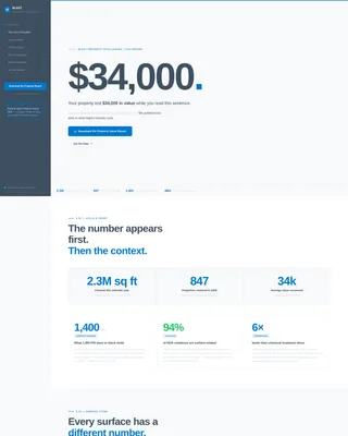 Pressure Washer Marketing Cost Calculator Website Template