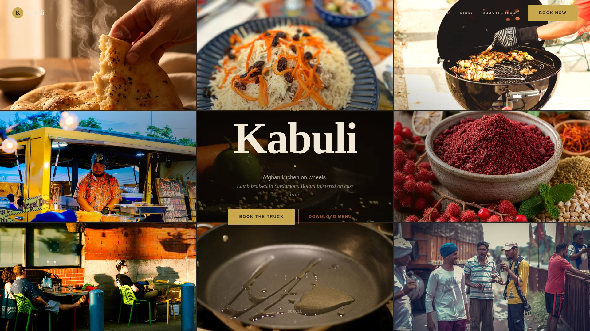 Authentic Afghancuisine | Free Website Template | Rocket