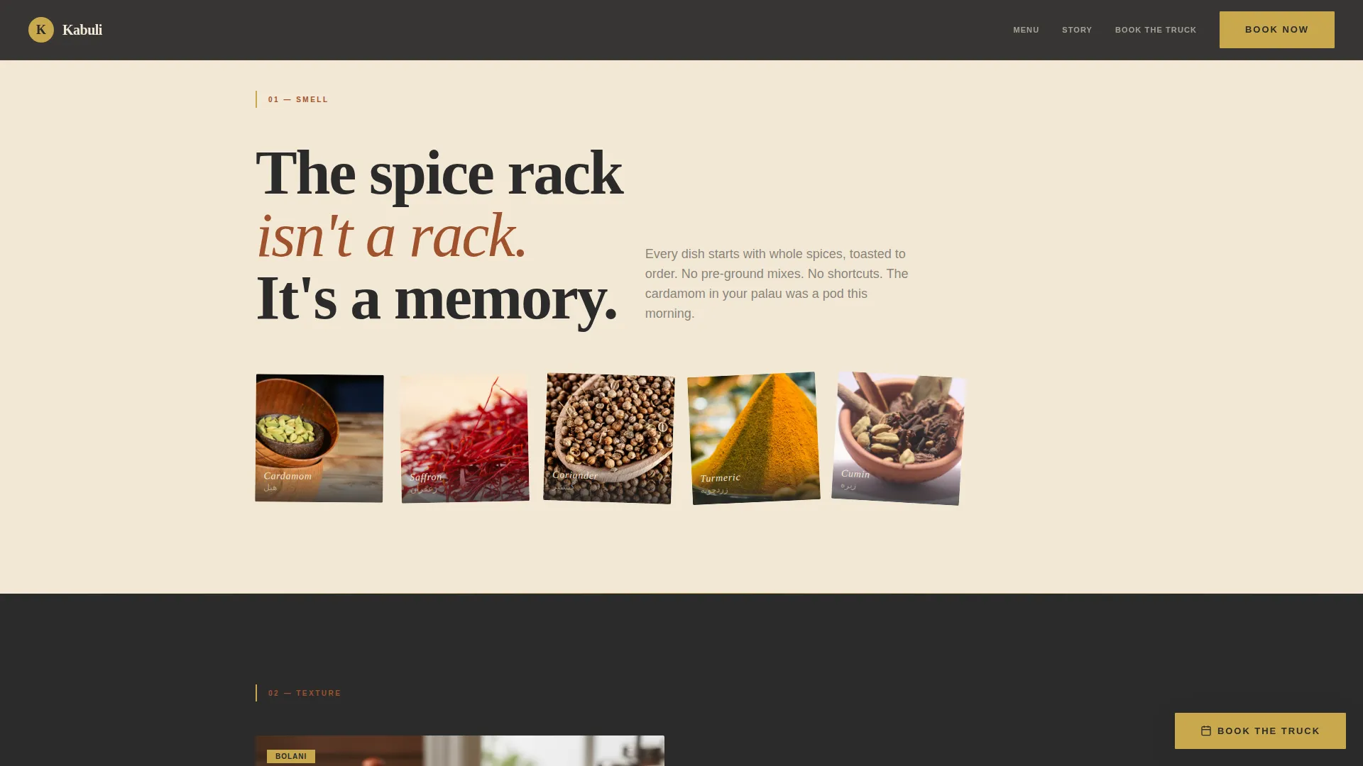 Authentic Afghancuisine | Free Website Template | Rocket