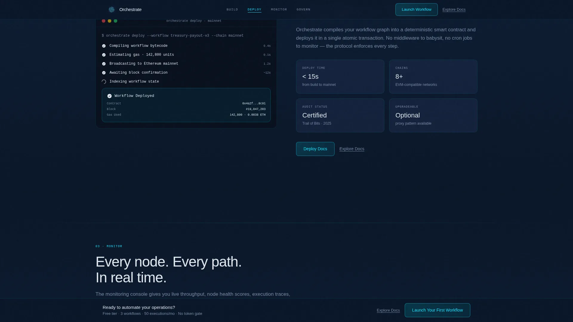 Decentralized Enterprise Software Professional Website Template
