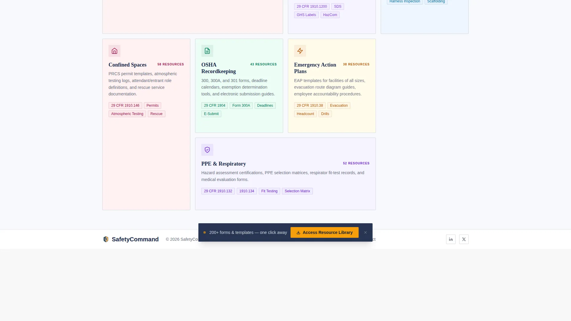Safety Officer FAQ Website Template