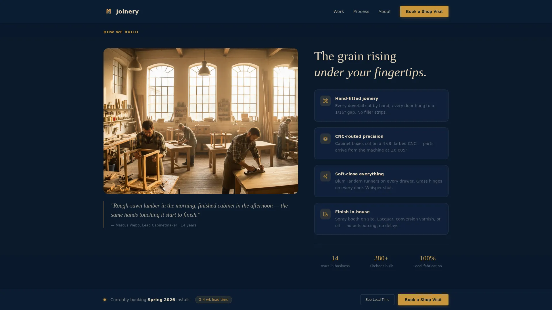 Kitchen & Bathroom Remodeling Booking Website Template