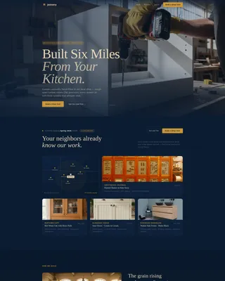 Kitchen & Bathroom Remodeling Booking Website Template