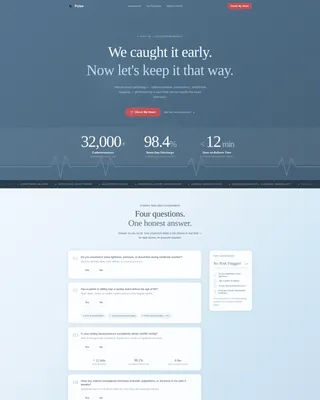 Hospital & Health System Booking Website Template