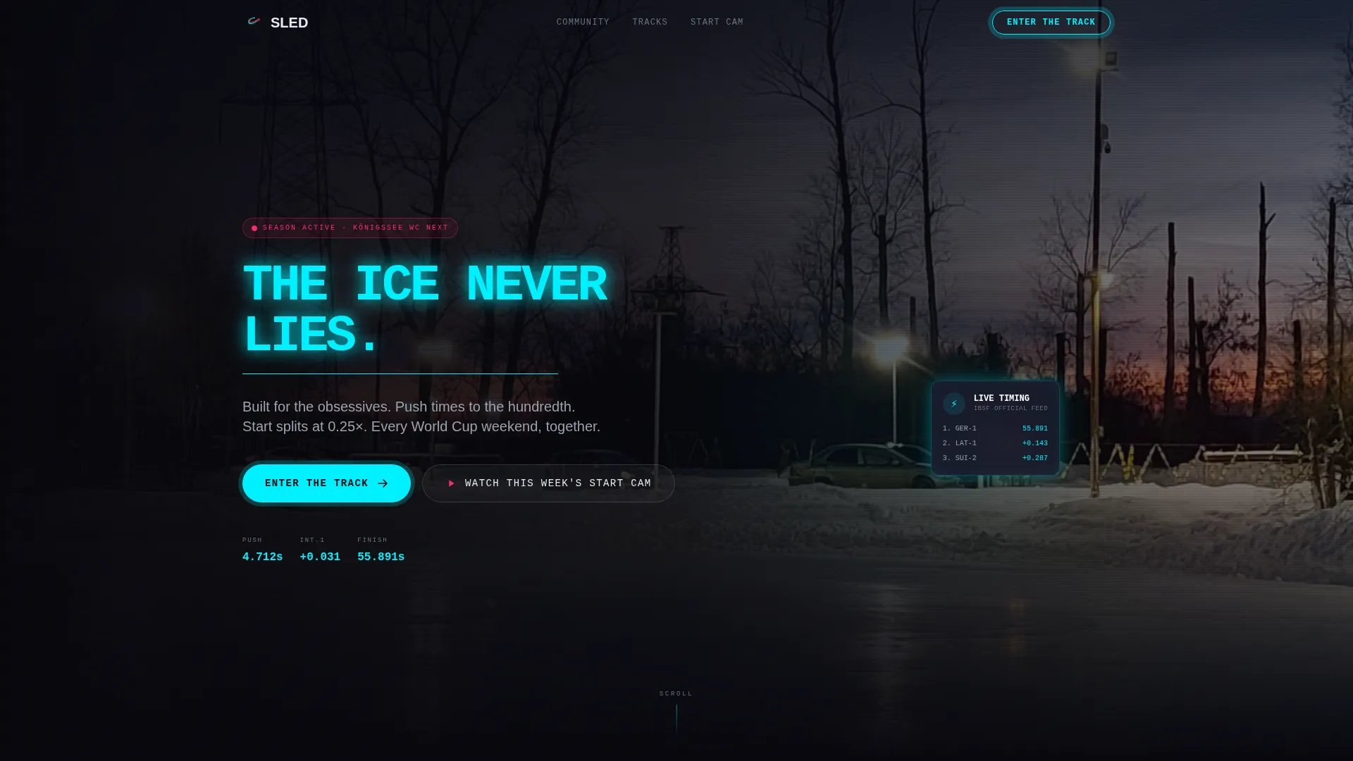Bobsled Professional Website Template