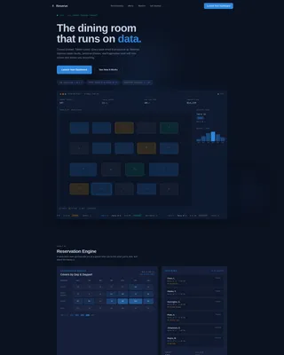 Restaurant Management Dashboard & Operations Website Template
