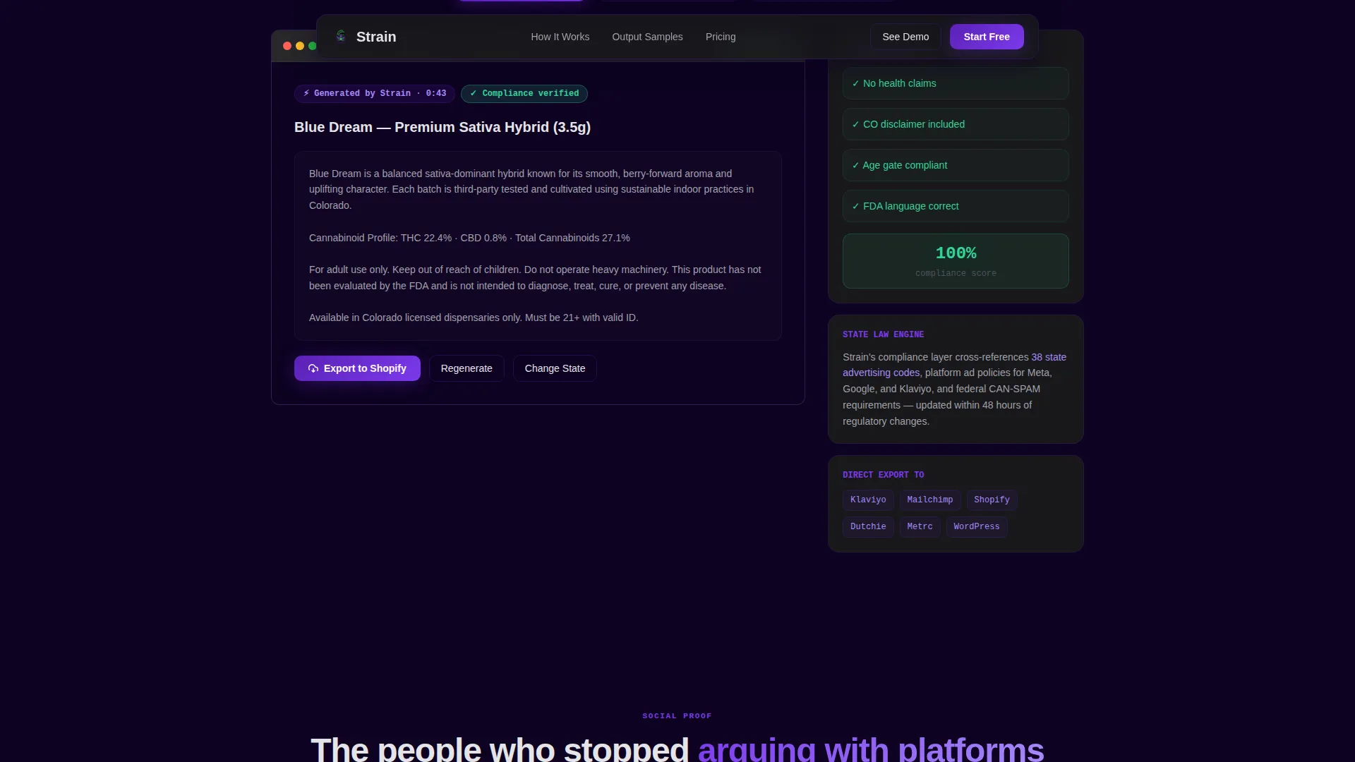 AI for Cannabis Privacy Policy Website Template