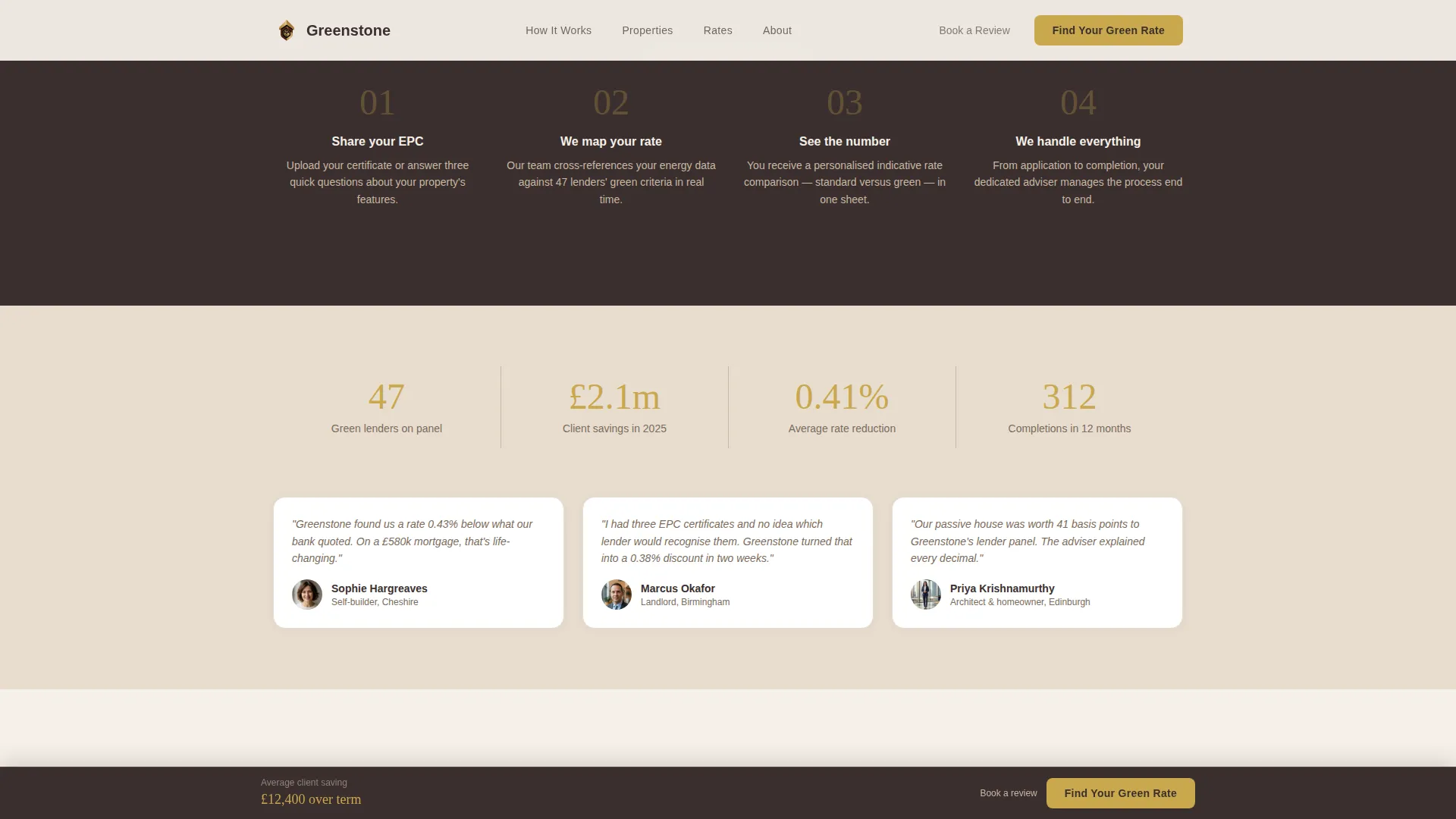 Eco & Green Home Real Estate Professional Website Template