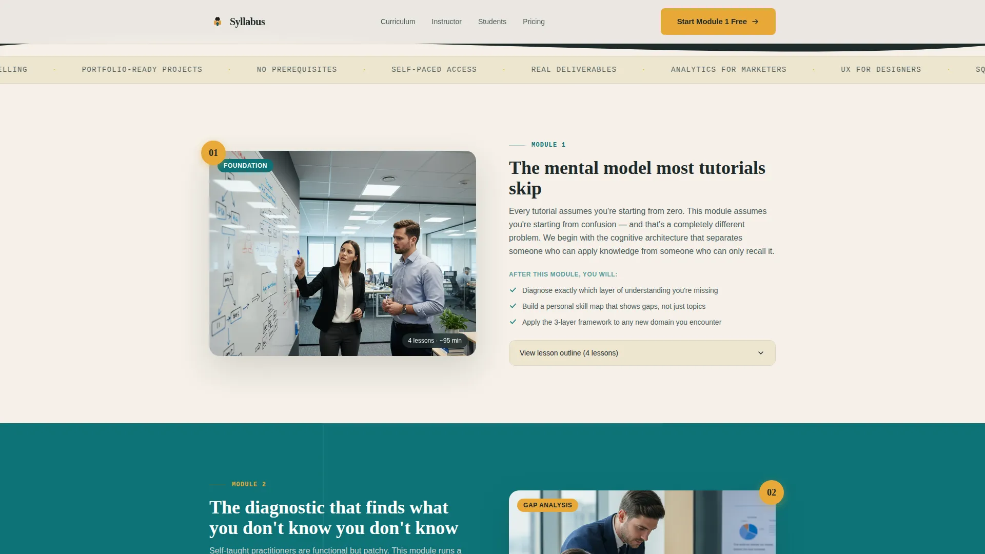 Online Course Platform Careers Website Template