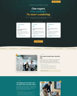 Online Course Platform Careers Website Template