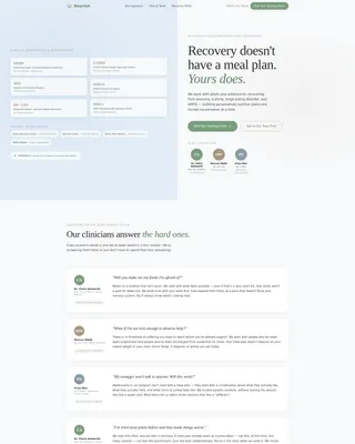 Eating Disorder Care Professional Website Template