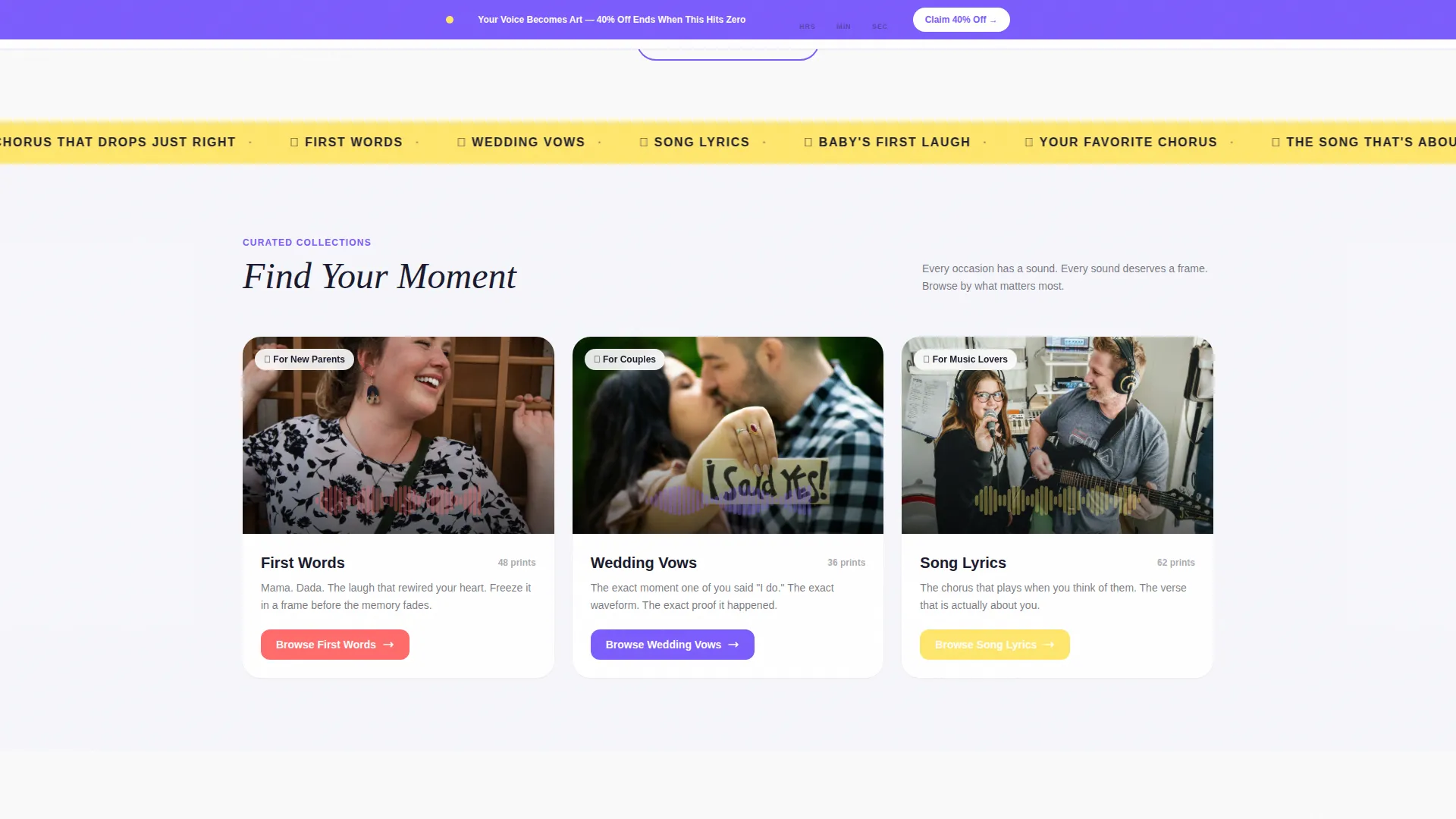 Niche & Artisan Products Pre-Launch Website Template