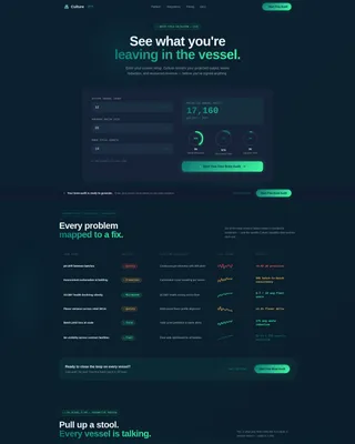Kombucha Vertical SaaS Cost Calculator Website Template