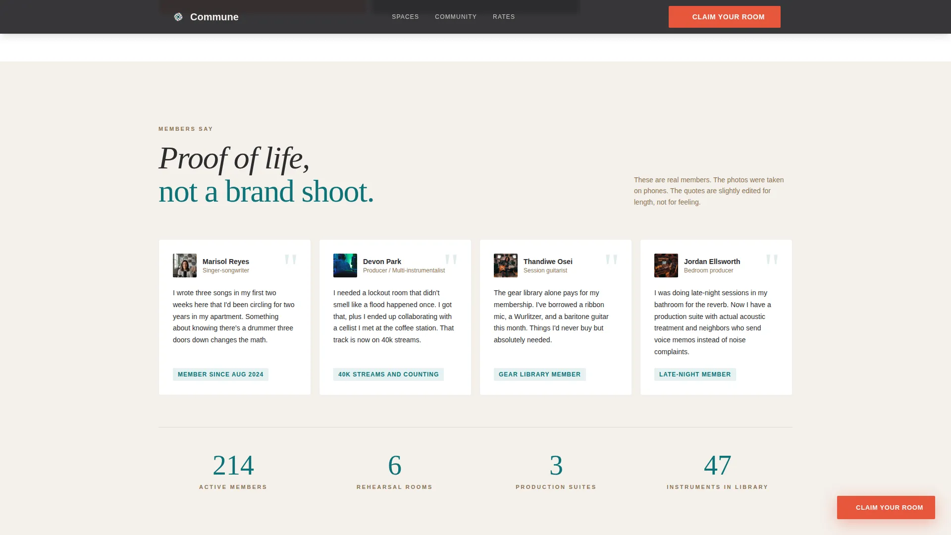 Musicians Community Reviews Website Template