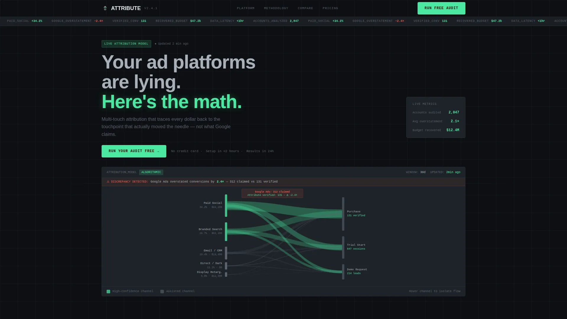 Data & Analytics Professional Website Template