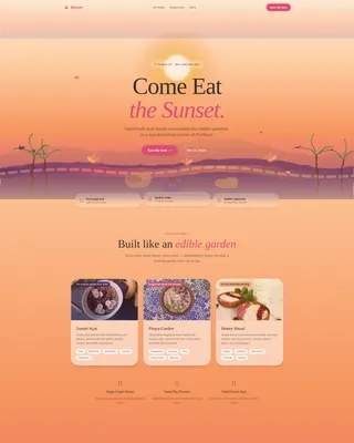 Vibrant Superfood | Free Website Template | Rocket