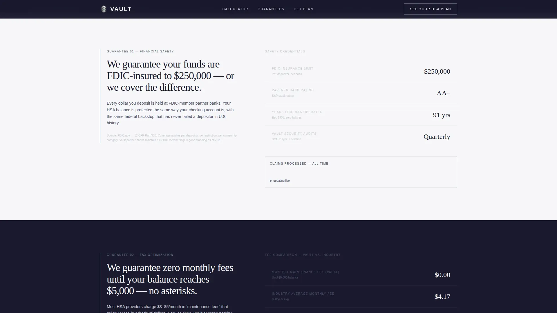 Triple Tax Advantage HSA Landing Page Template