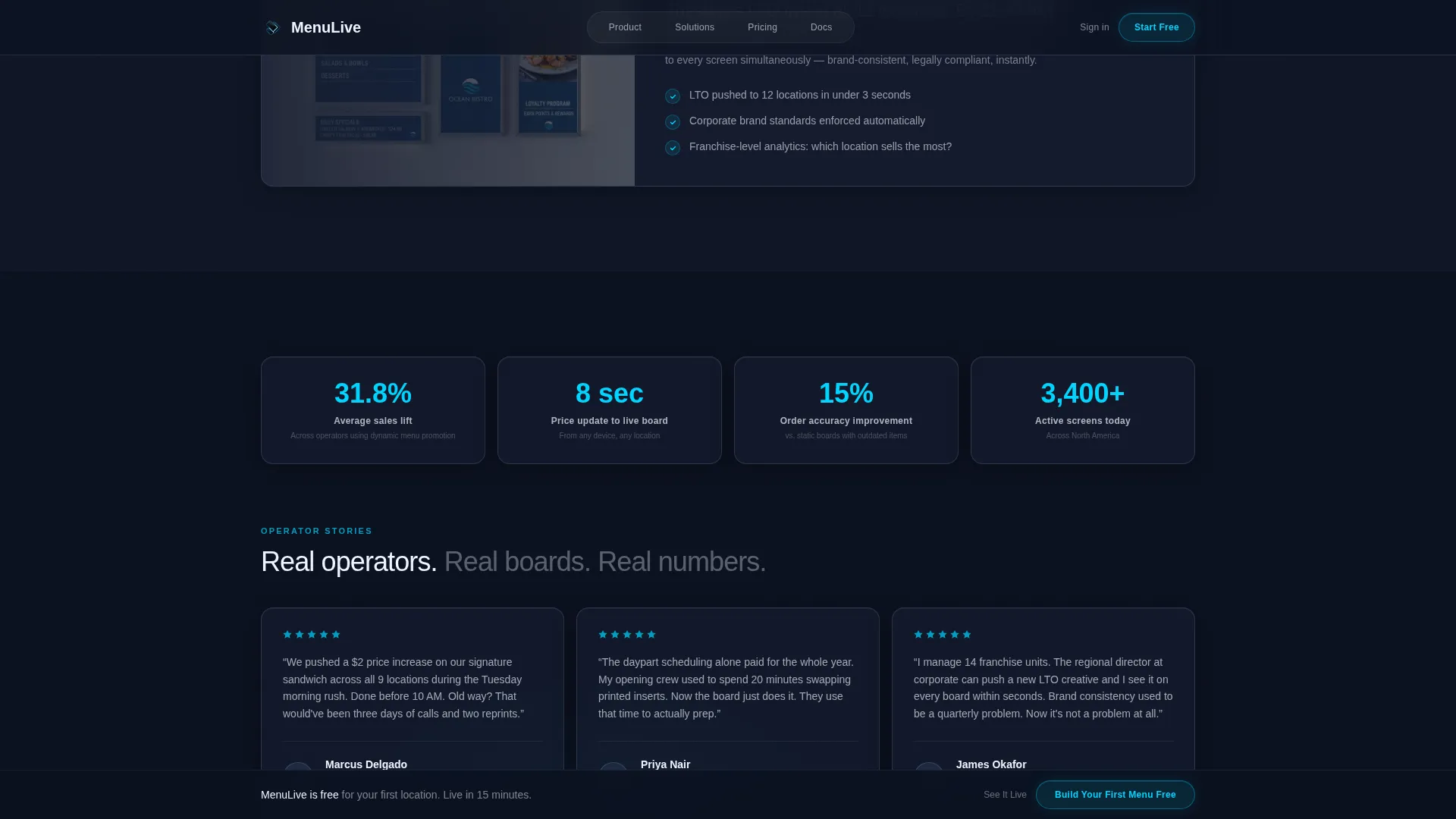 Retail Digital Presence Directory Website Template