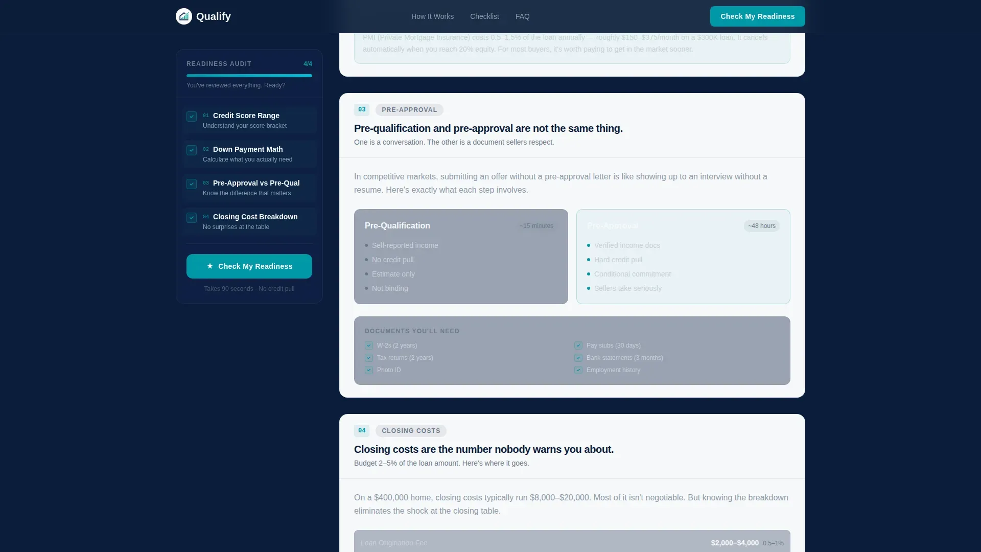 Smart Mortgage Readiness Landing Page Template