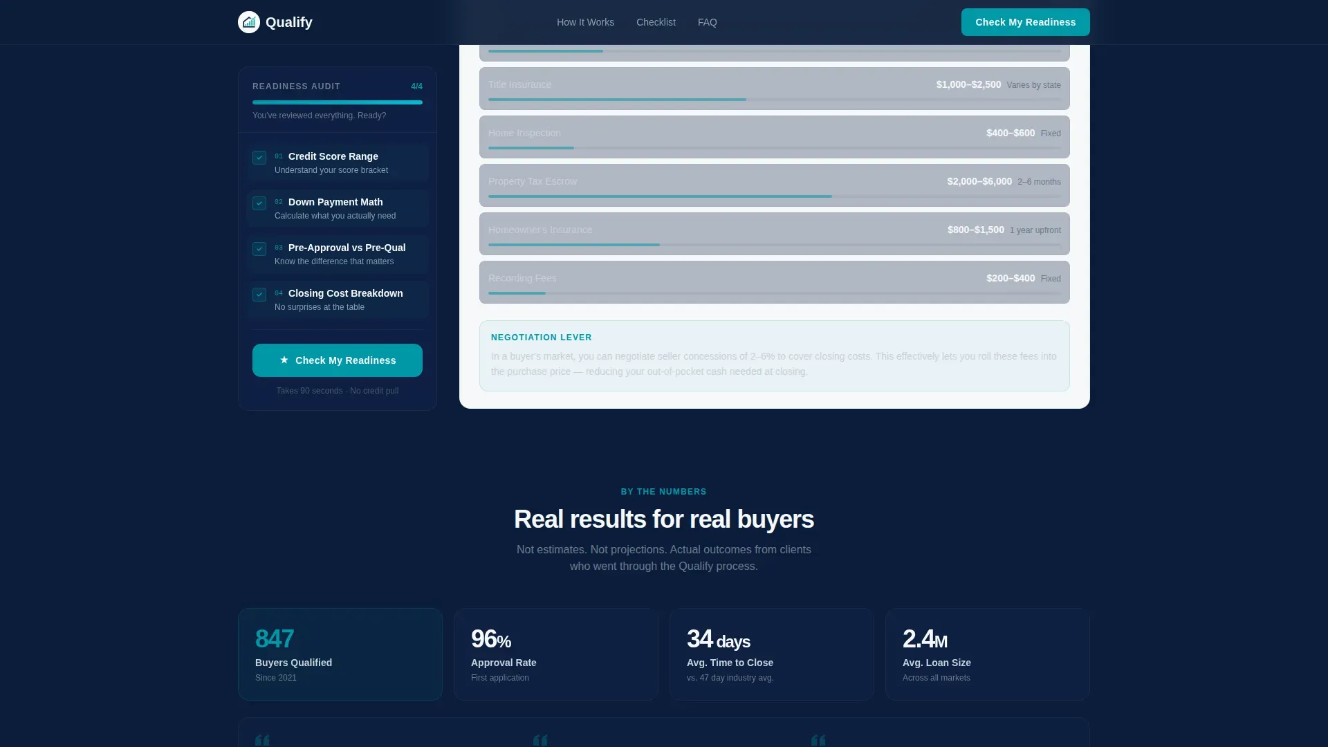 Smart Mortgage Readiness Landing Page Template