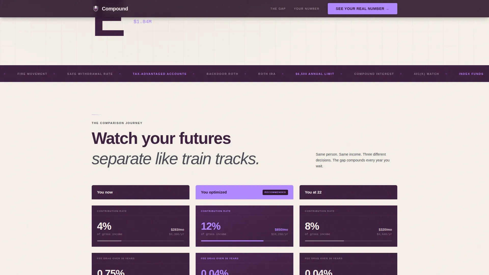 Digital Retirement Account Landing Page Template