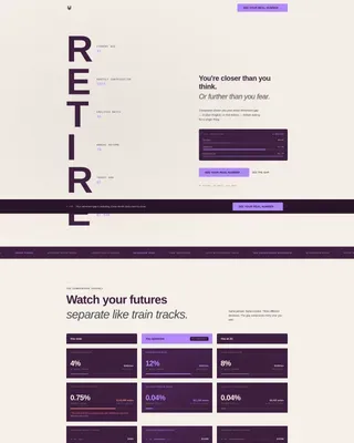 Digital Retirement Account Landing Page Template