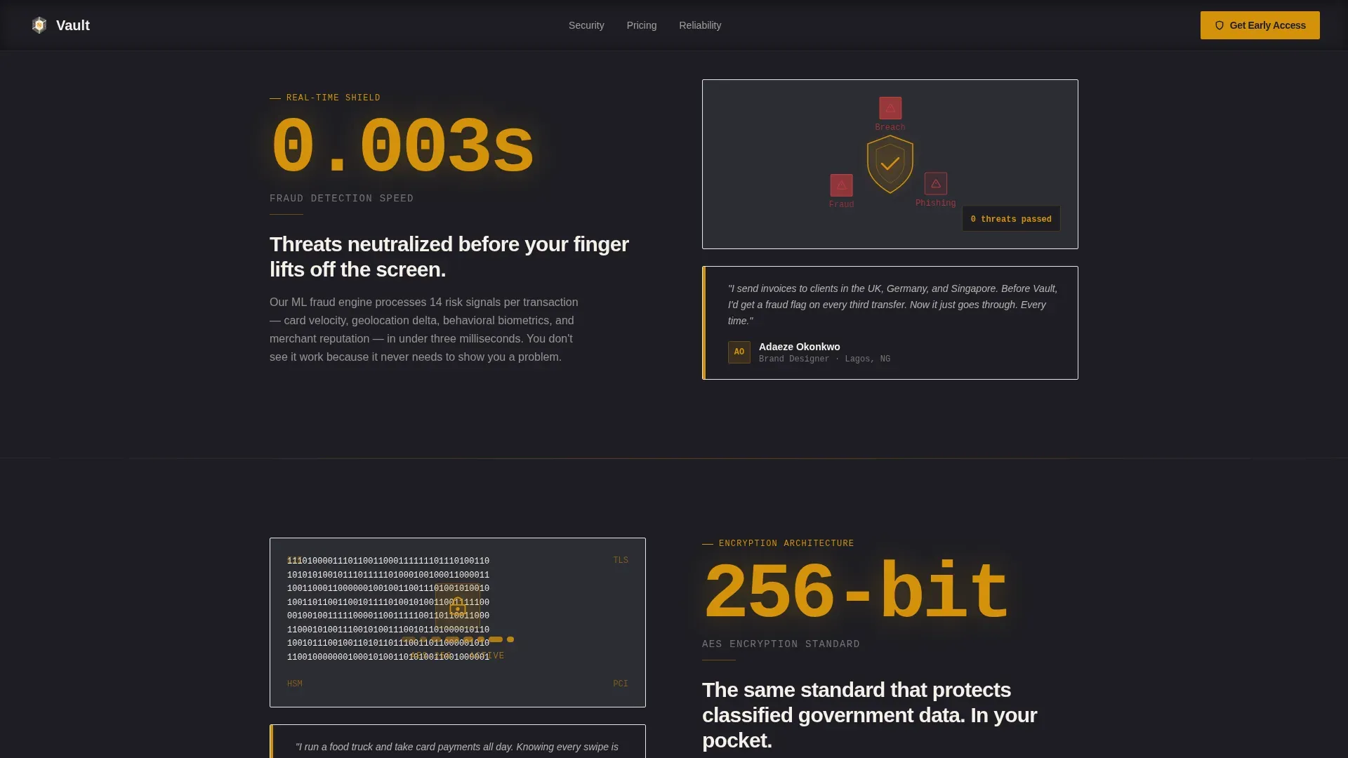Secure Digital Wallet Payment Landing Page Template