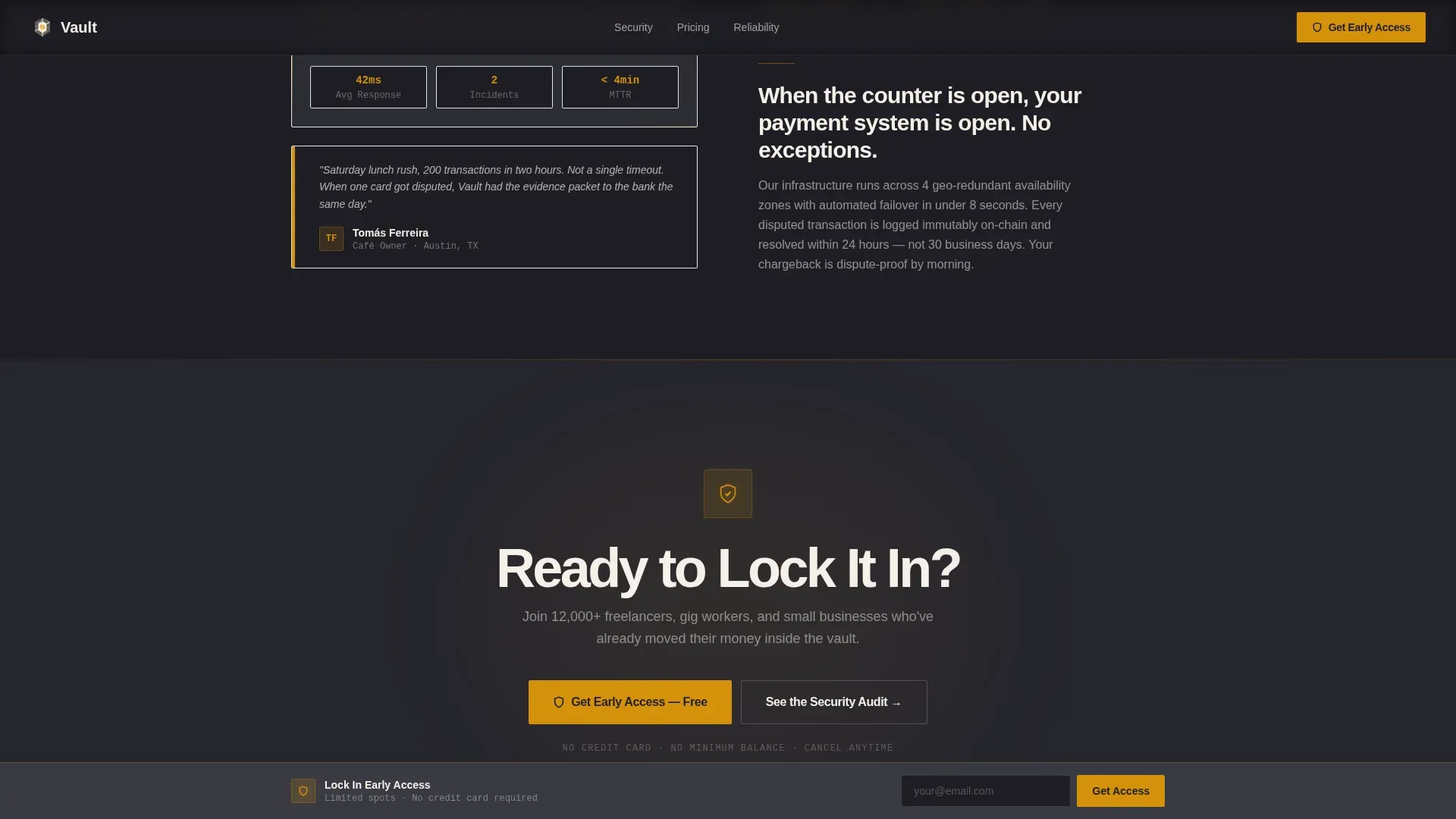 Secure Digital Wallet Payment Landing Page Template