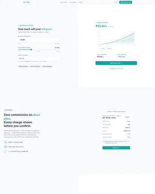 Mutual Fund Landing Page Template | Dashboard Pro