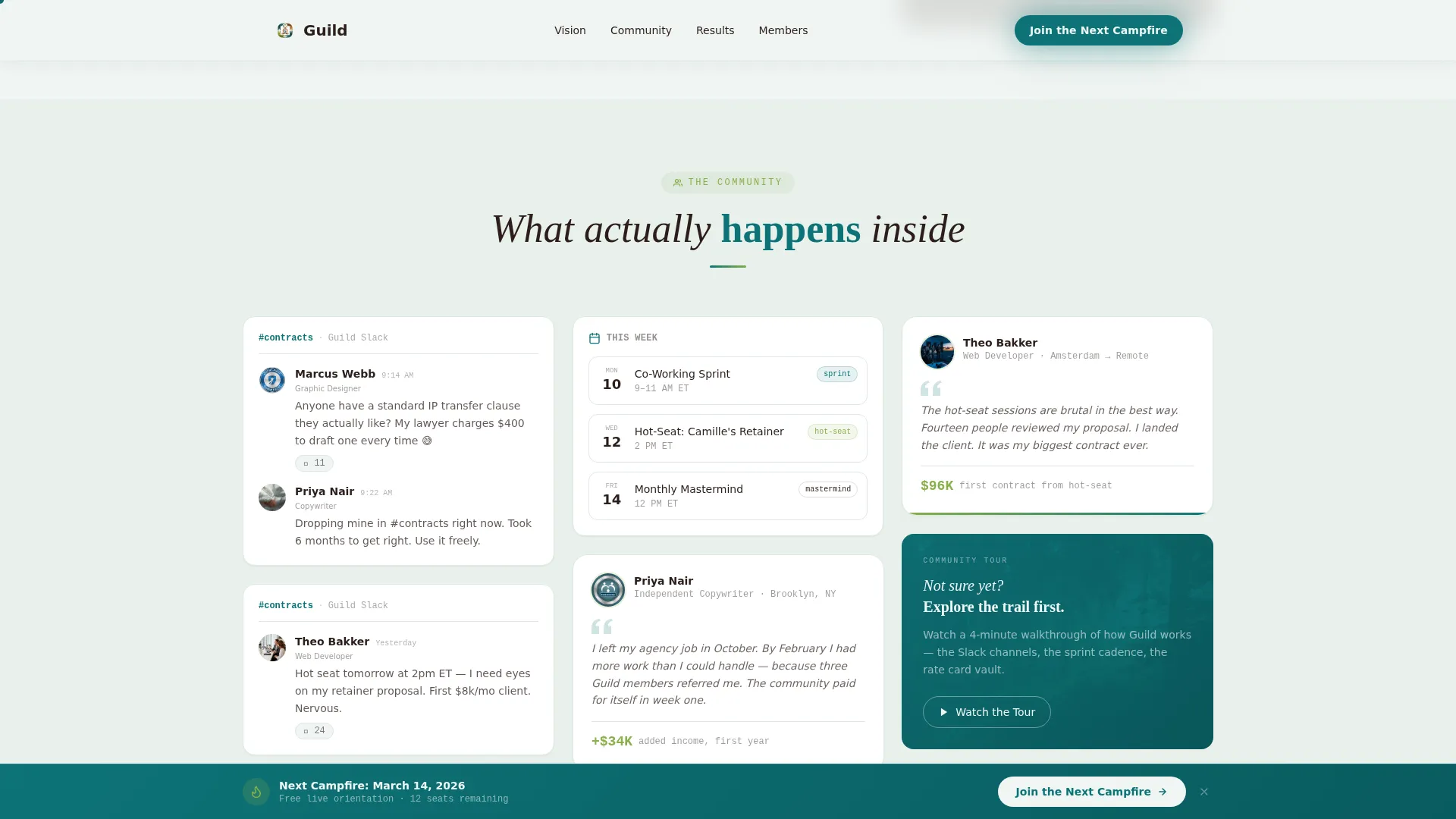 Freelancers Community Blog Website Template